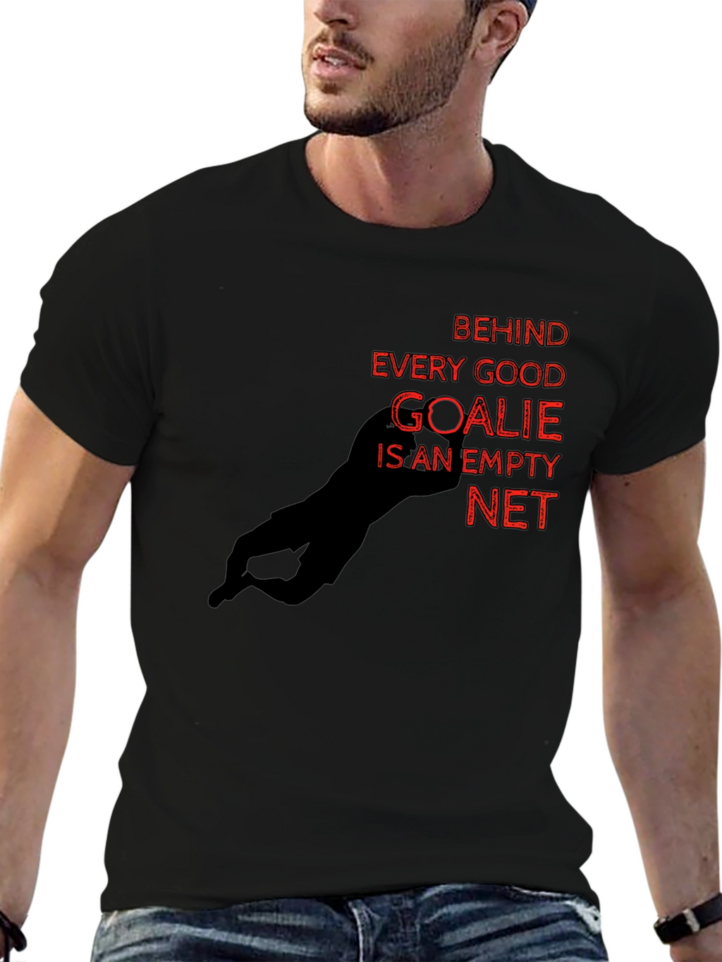 Funny Goalie T-Shirt: Empty Net Humor