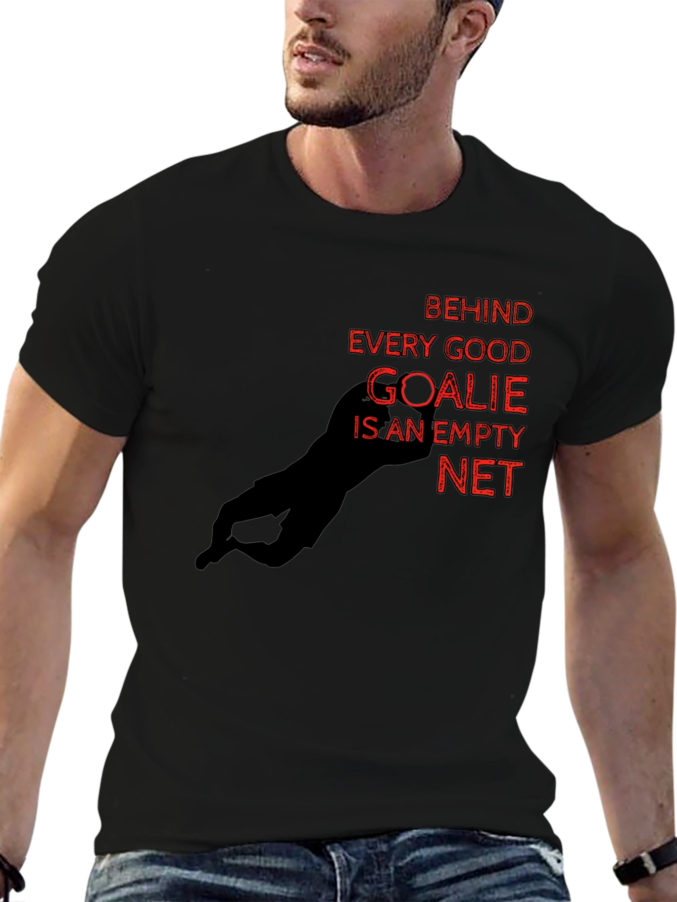 Funny Goalie T-Shirt: Empty Net Humor