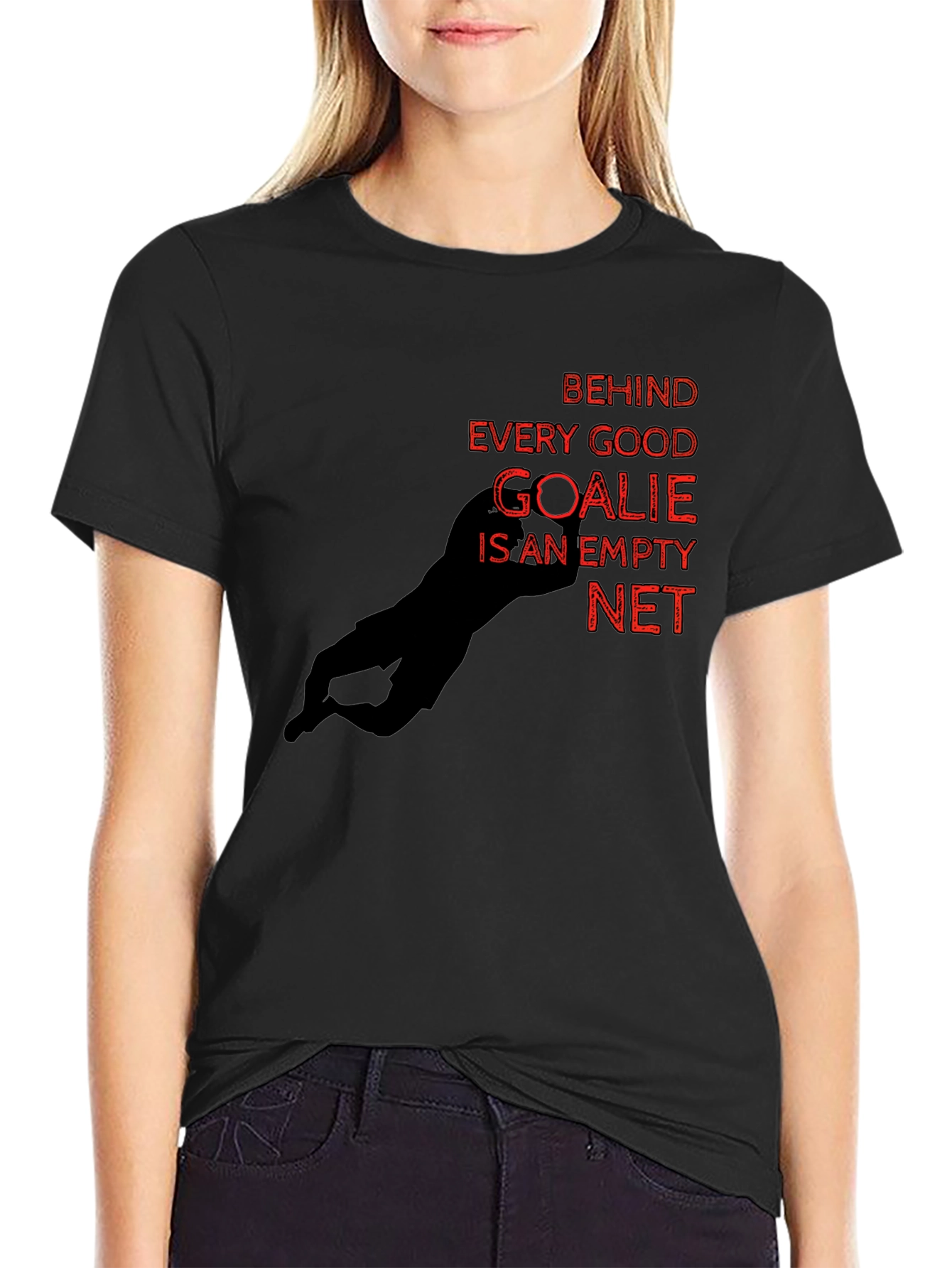 Funny Goalie T-Shirt: Empty Net Humor