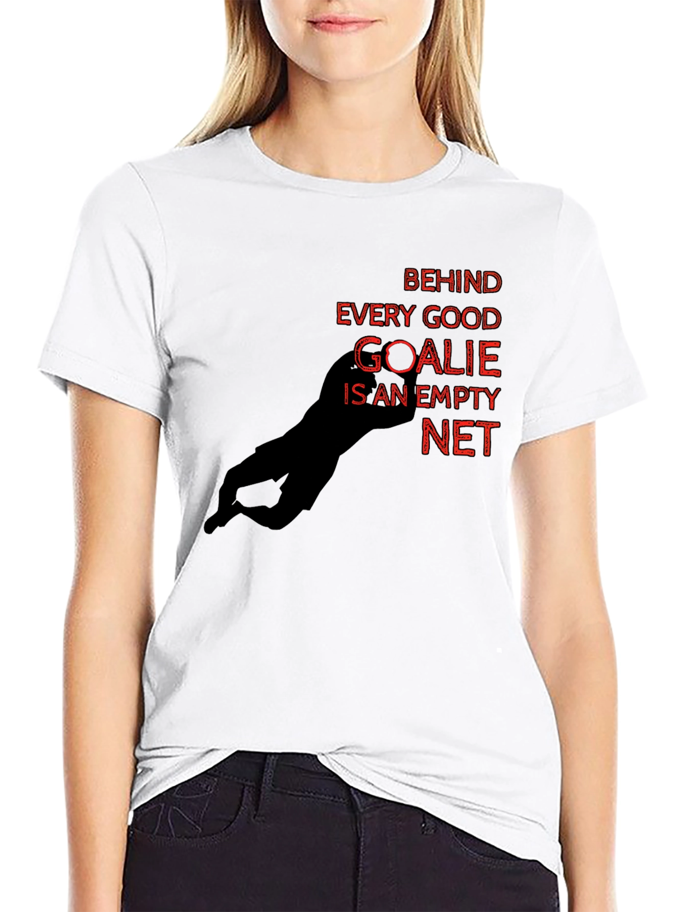 Funny Goalie T-Shirt: Empty Net Humor