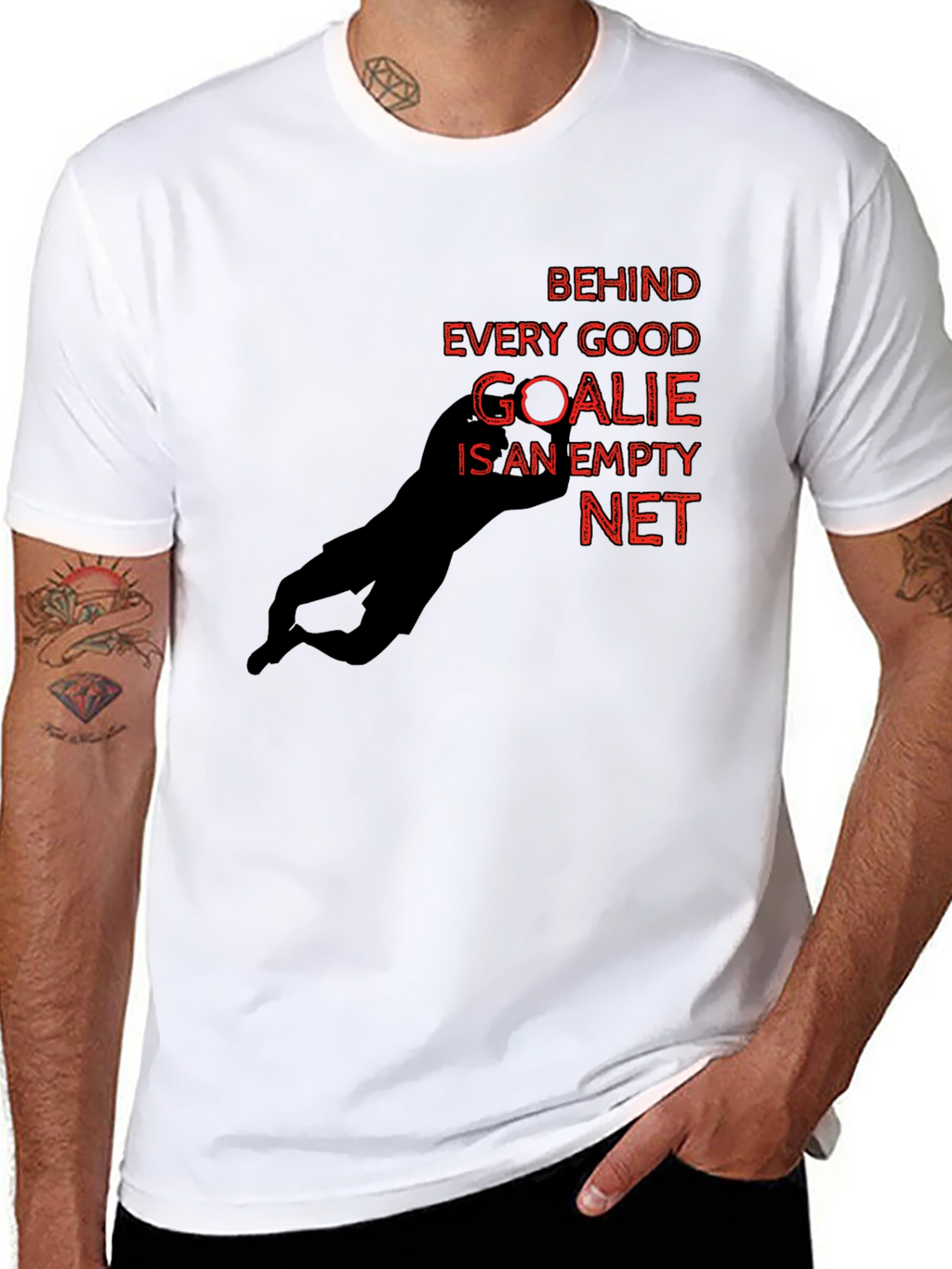 Funny Goalie T-Shirt: Empty Net Humor