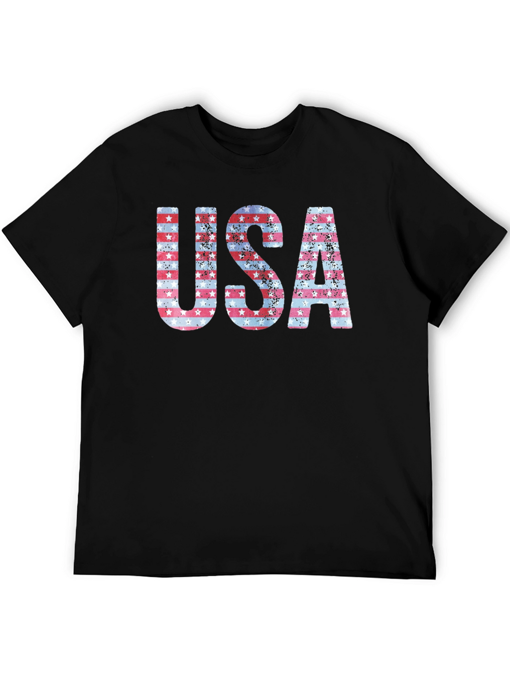 Patriotic USA Graphic Print T-Shirt
