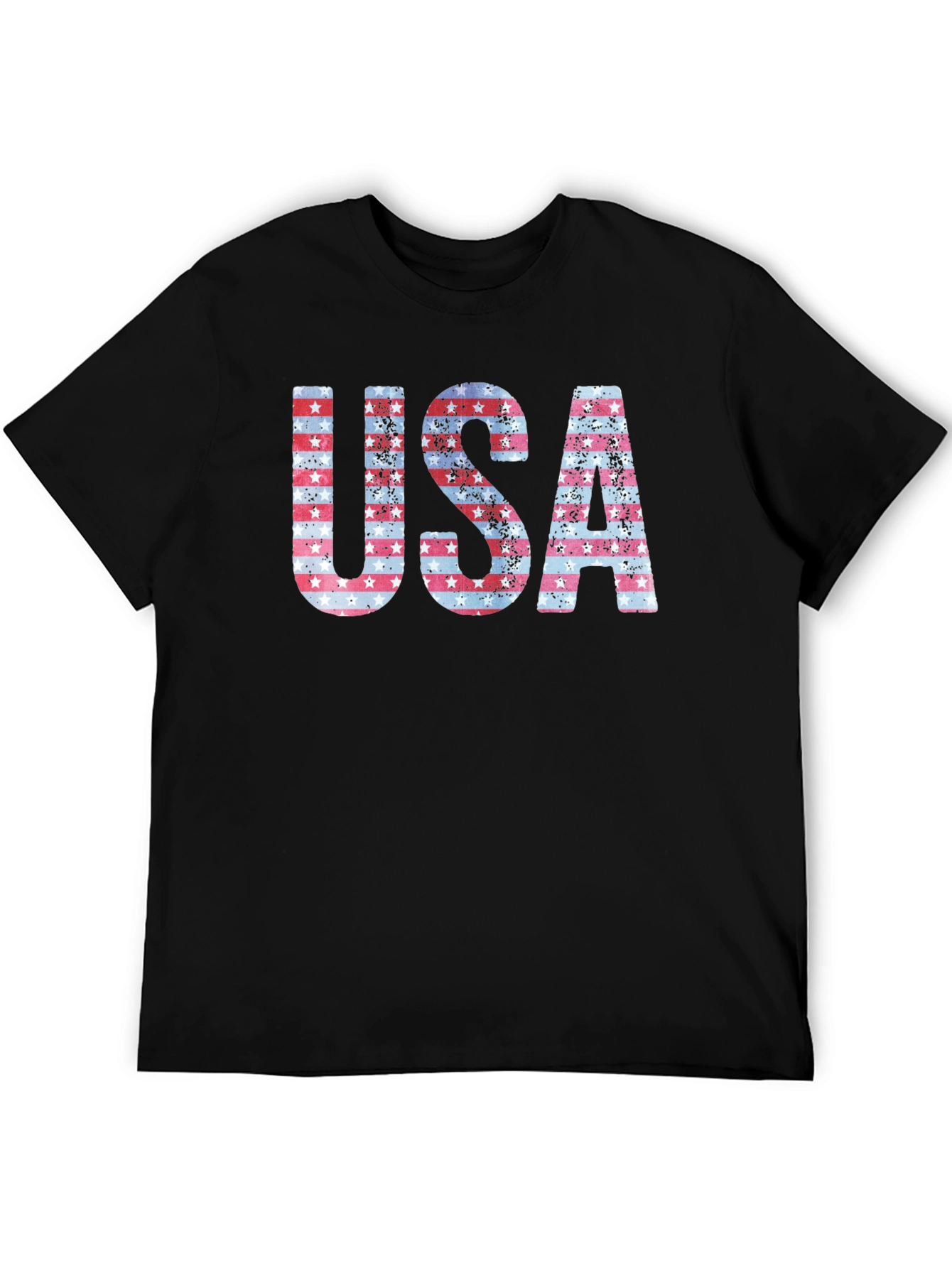 Patriotic USA Graphic Print T-Shirt