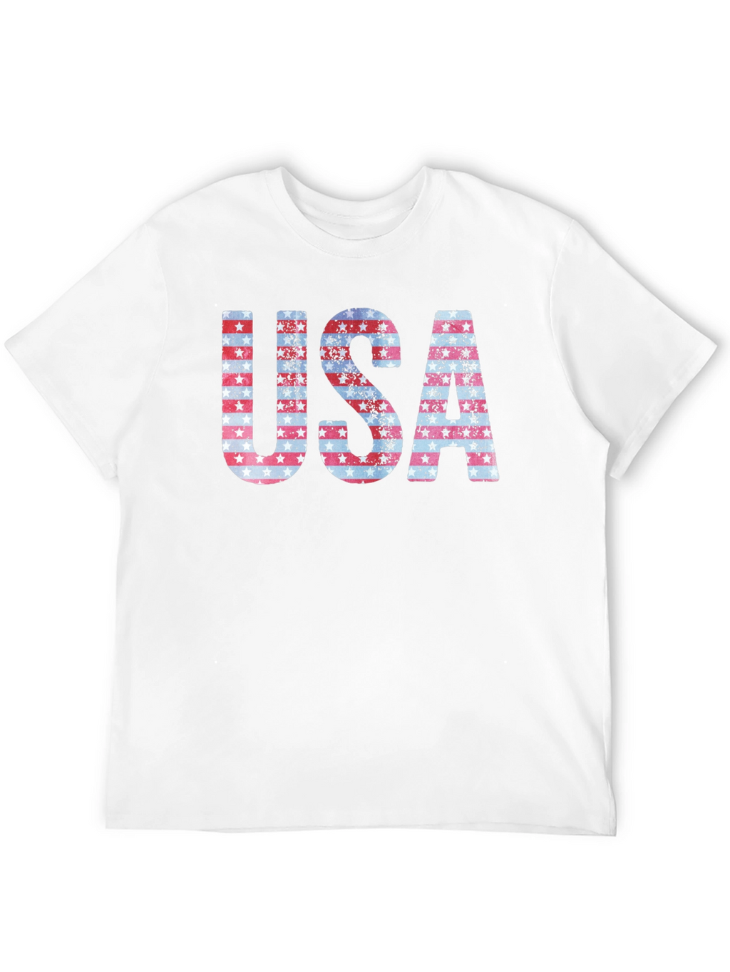 Patriotic USA Graphic Print T-Shirt