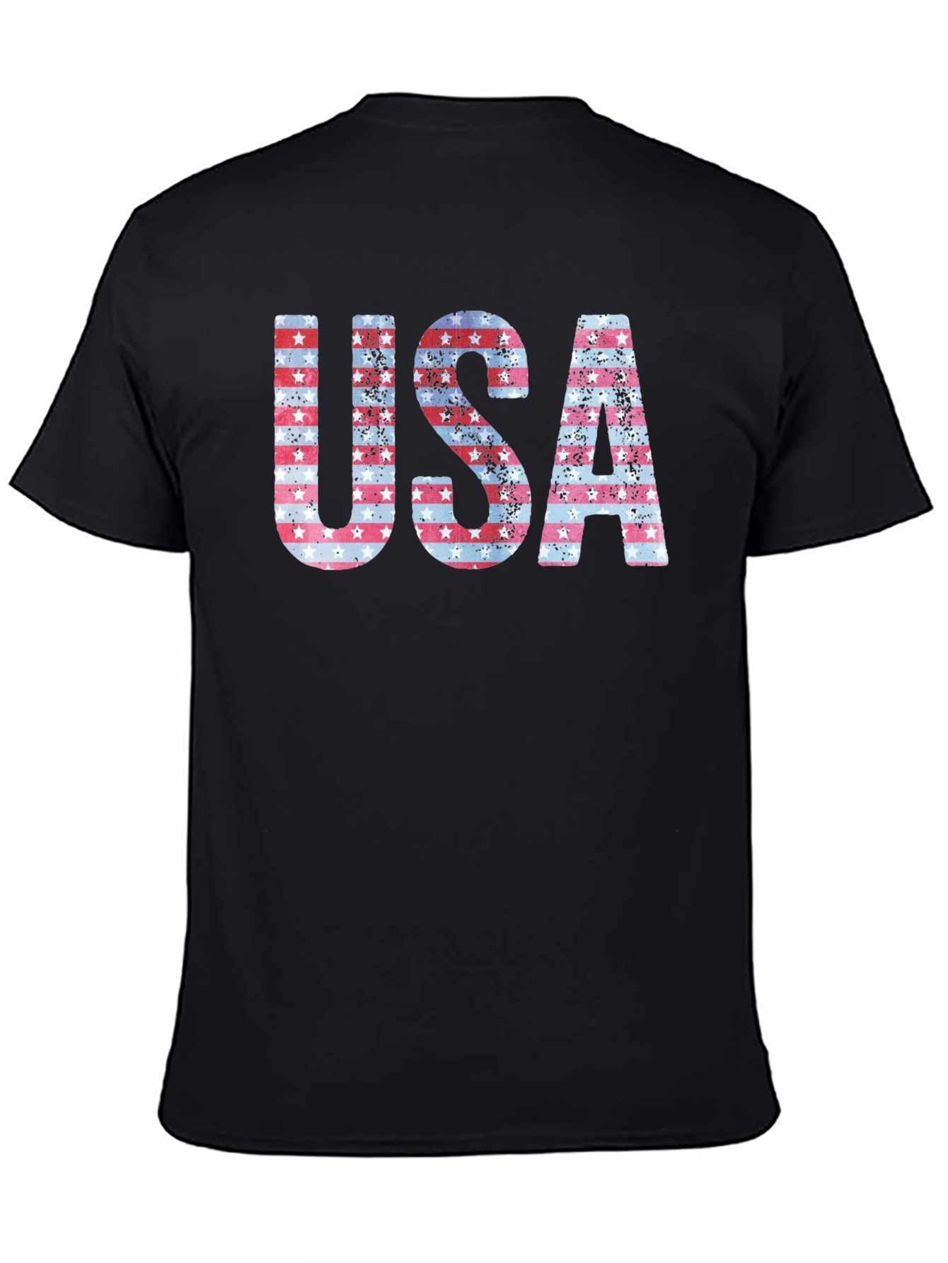 Patriotic USA Graphic Print T-Shirt