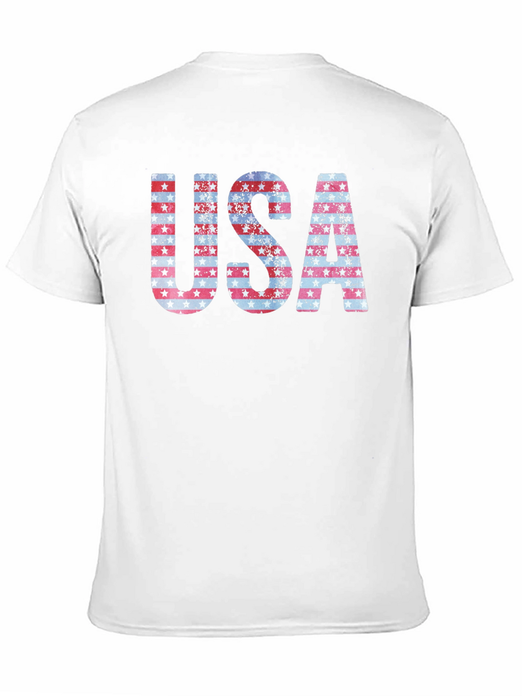 Patriotic USA Graphic Print T-Shirt