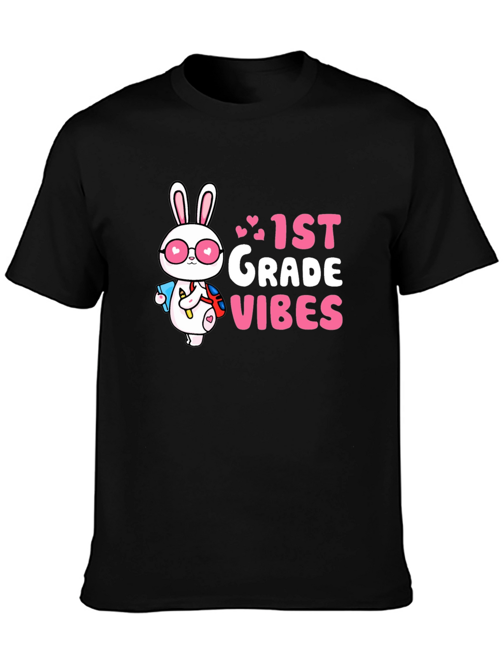 1st Grade Vibes Bunny T-Shirt