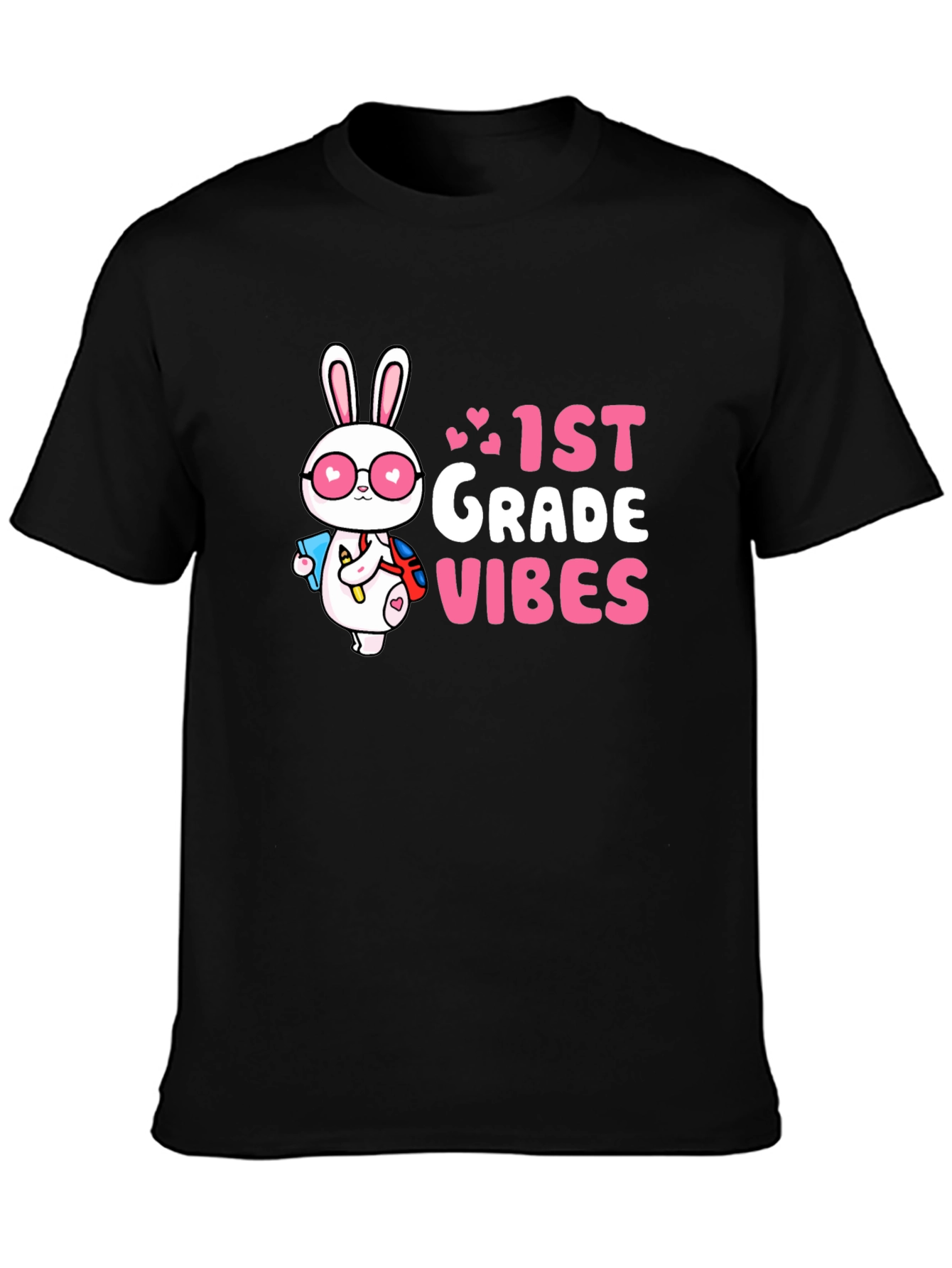 1st Grade Vibes Bunny T-Shirt