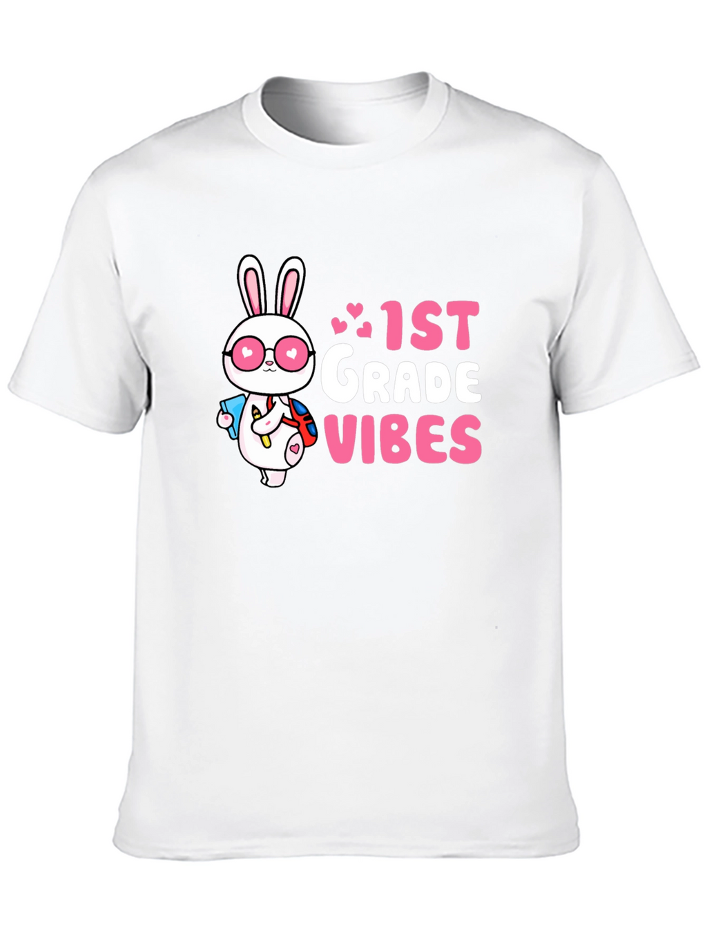 1st Grade Vibes Bunny T-Shirt