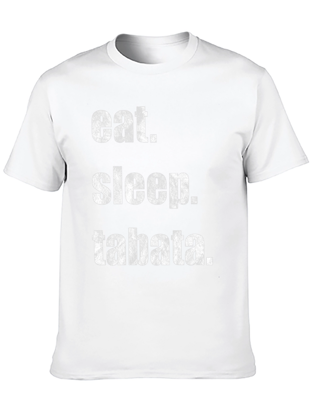 Eat Sleep Tabata Black T-Shirt Workout Tee