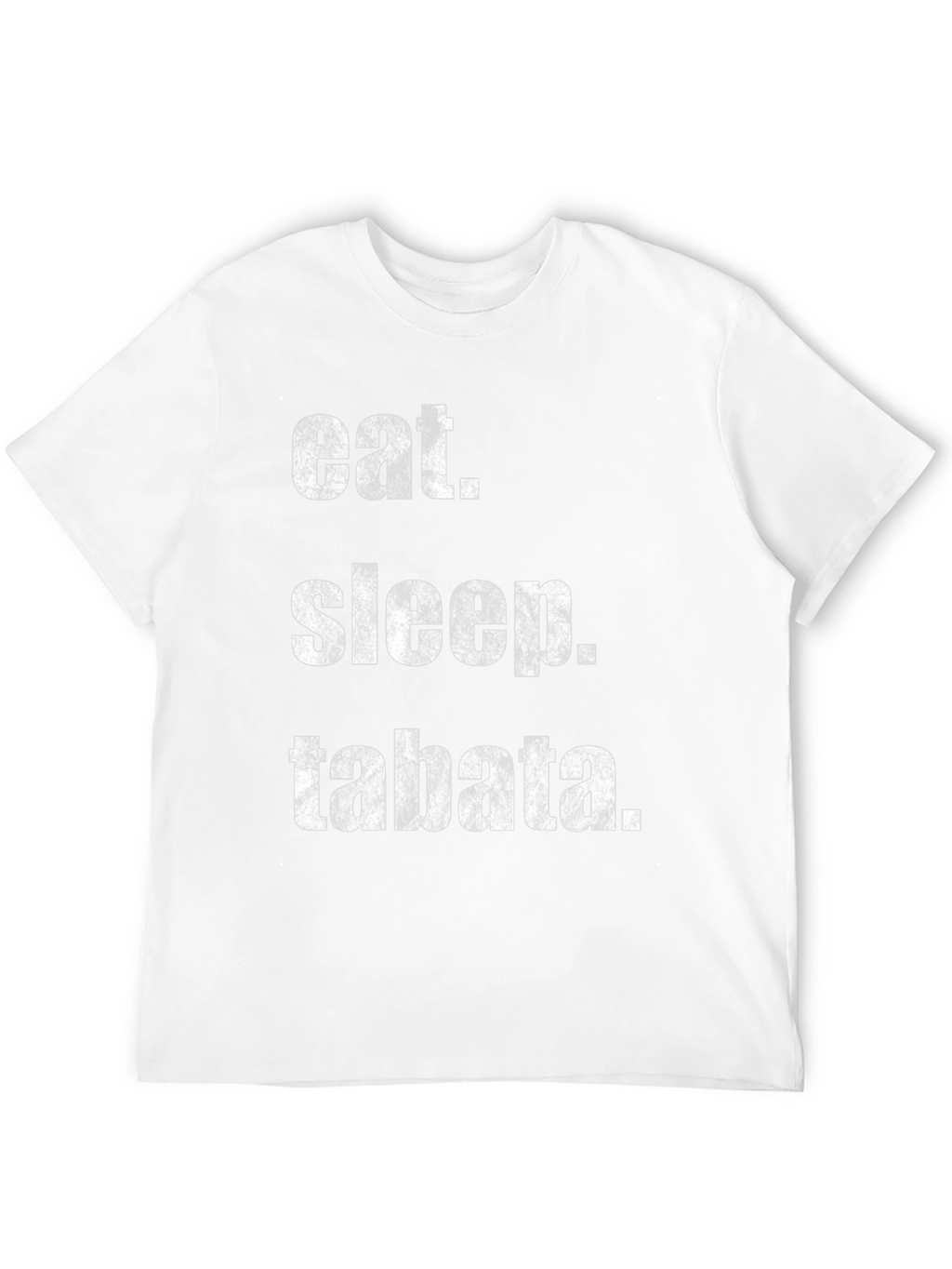 Eat Sleep Tabata Black T-Shirt Workout Tee