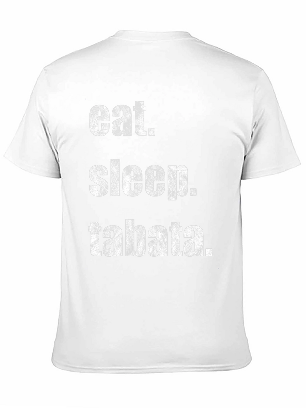 Eat Sleep Tabata Black T-Shirt Workout Tee