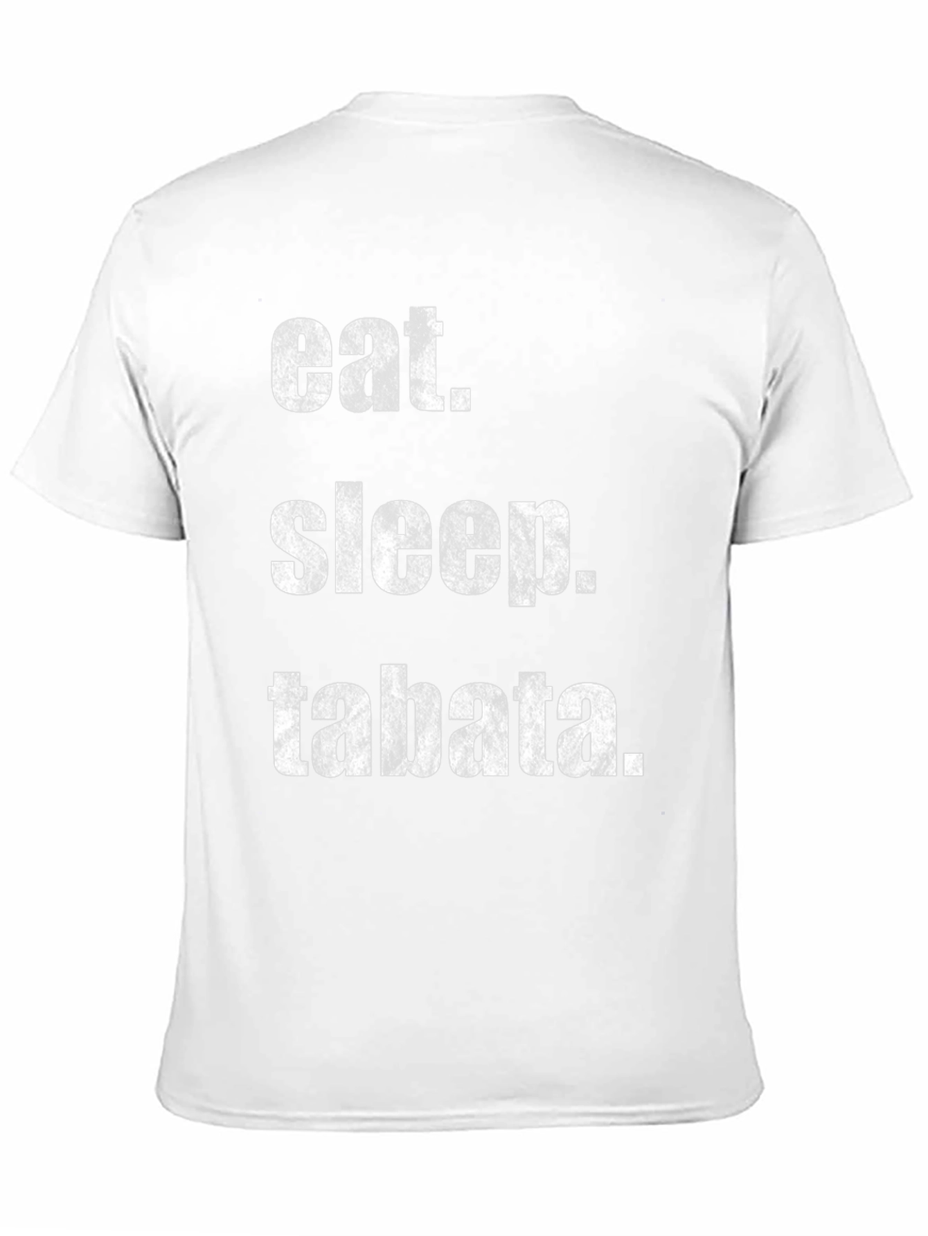 Eat Sleep Tabata Black T-Shirt Workout Tee