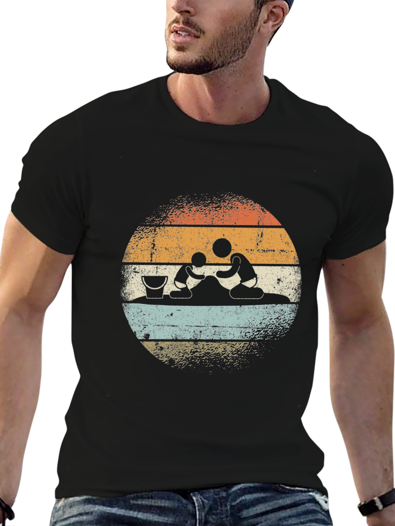 Retro Beach Day T-Shirt