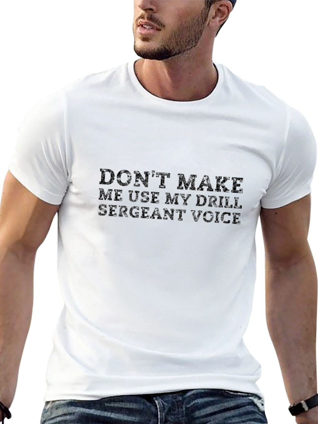 Drill Sergeant Voice Graphic Tee