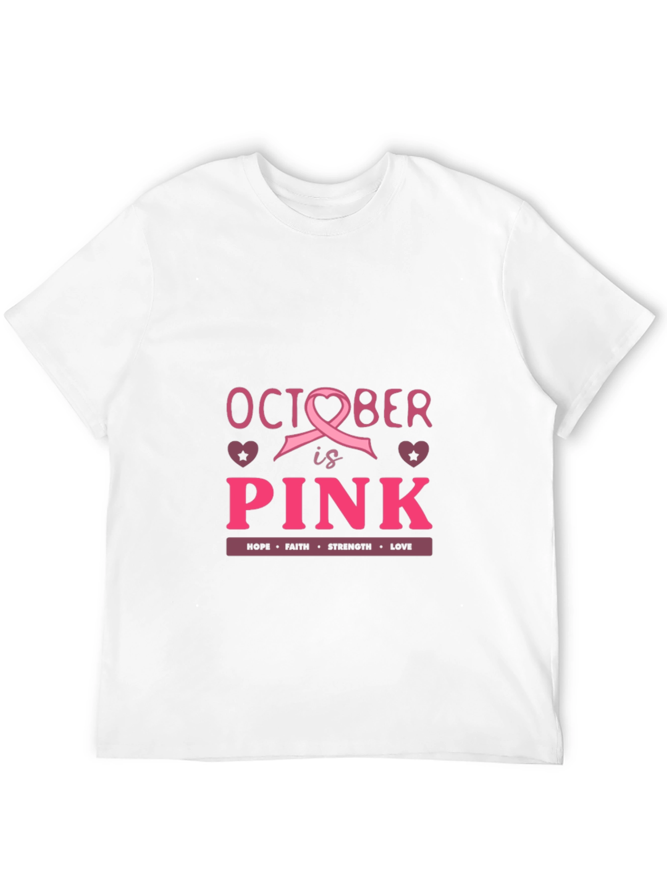 October is Pink Breast Cancer Awareness T-Shirt