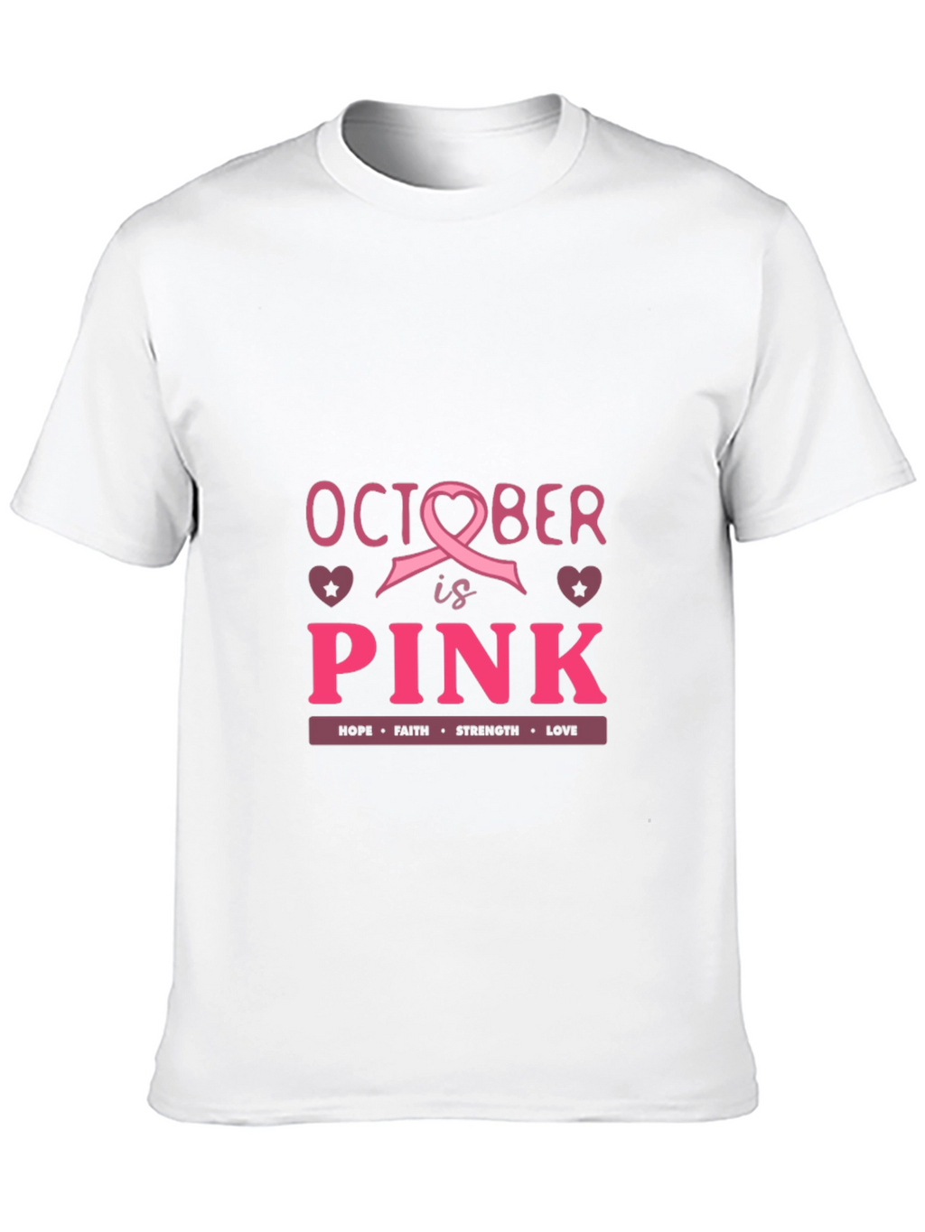 October is Pink Breast Cancer Awareness T-Shirt