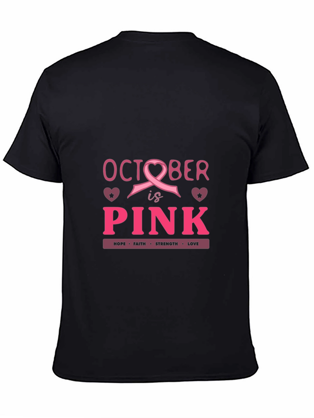 October is Pink Breast Cancer Awareness T-Shirt