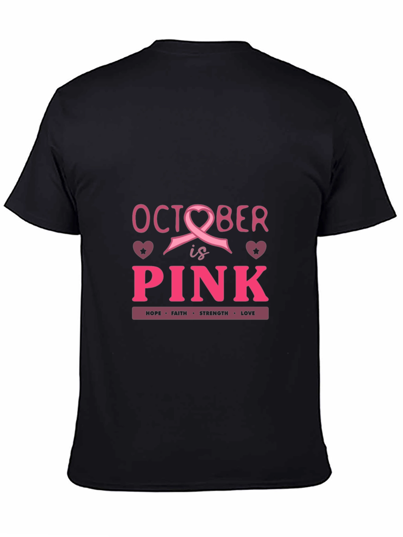 October is Pink Breast Cancer Awareness T-Shirt
