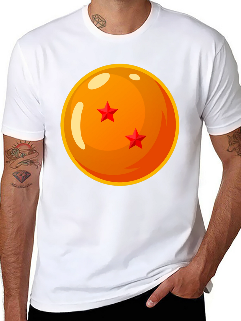Dragon Ball Z Three-Star Ball Graphic T-Shirt