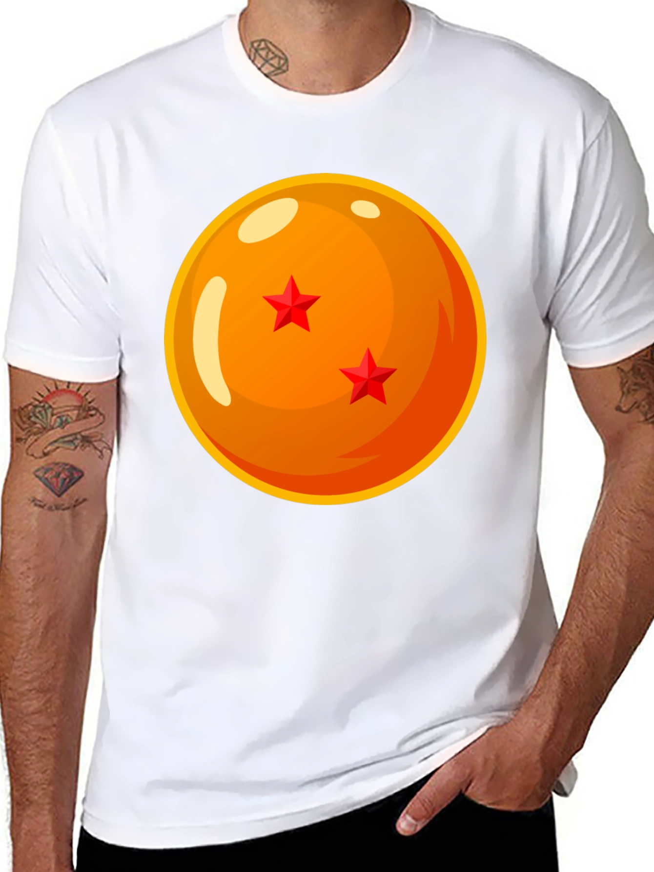 Dragon Ball Z Three-Star Ball Graphic T-Shirt