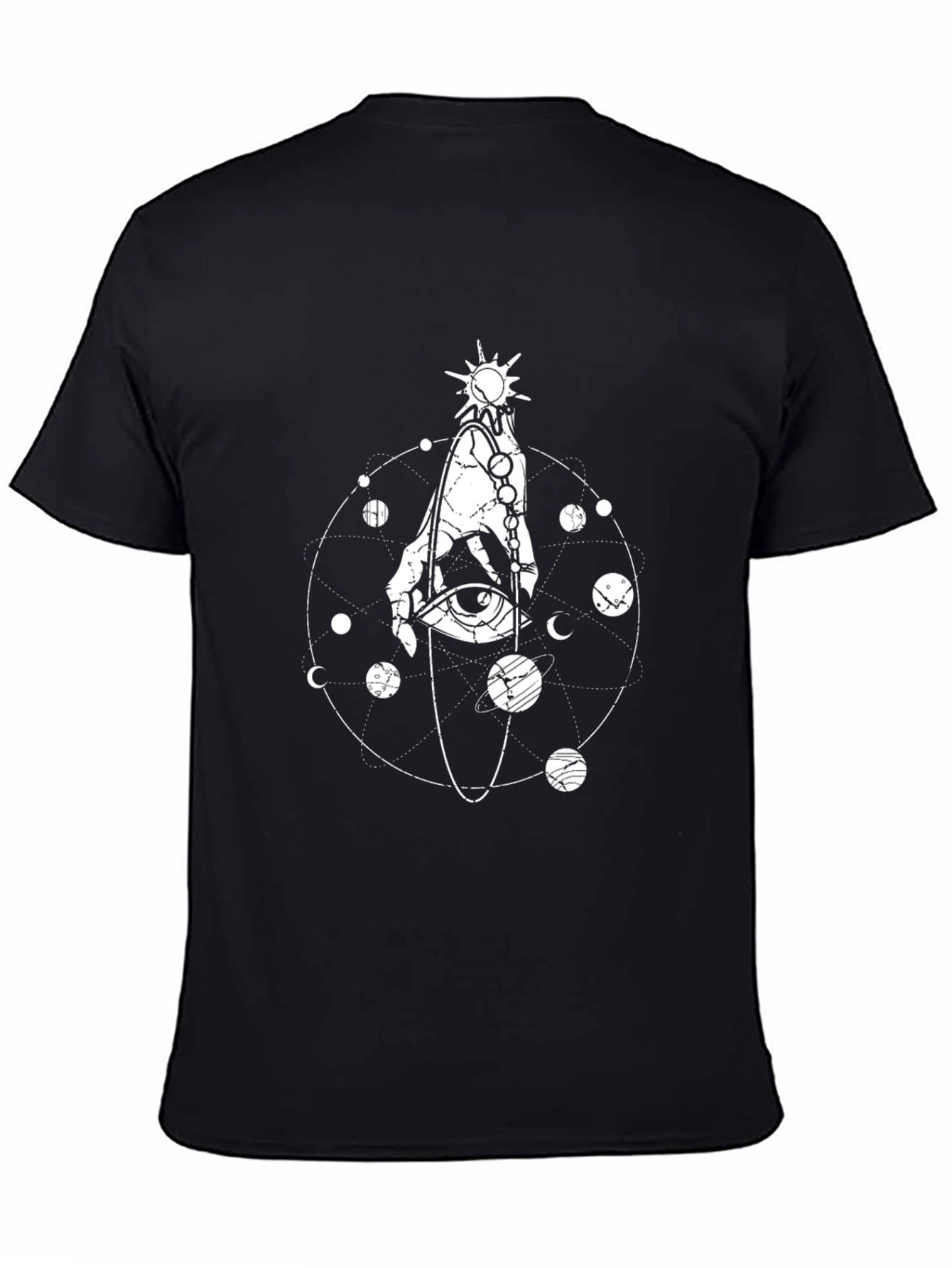 Mystic Eye & Solar System Graphic Tee
