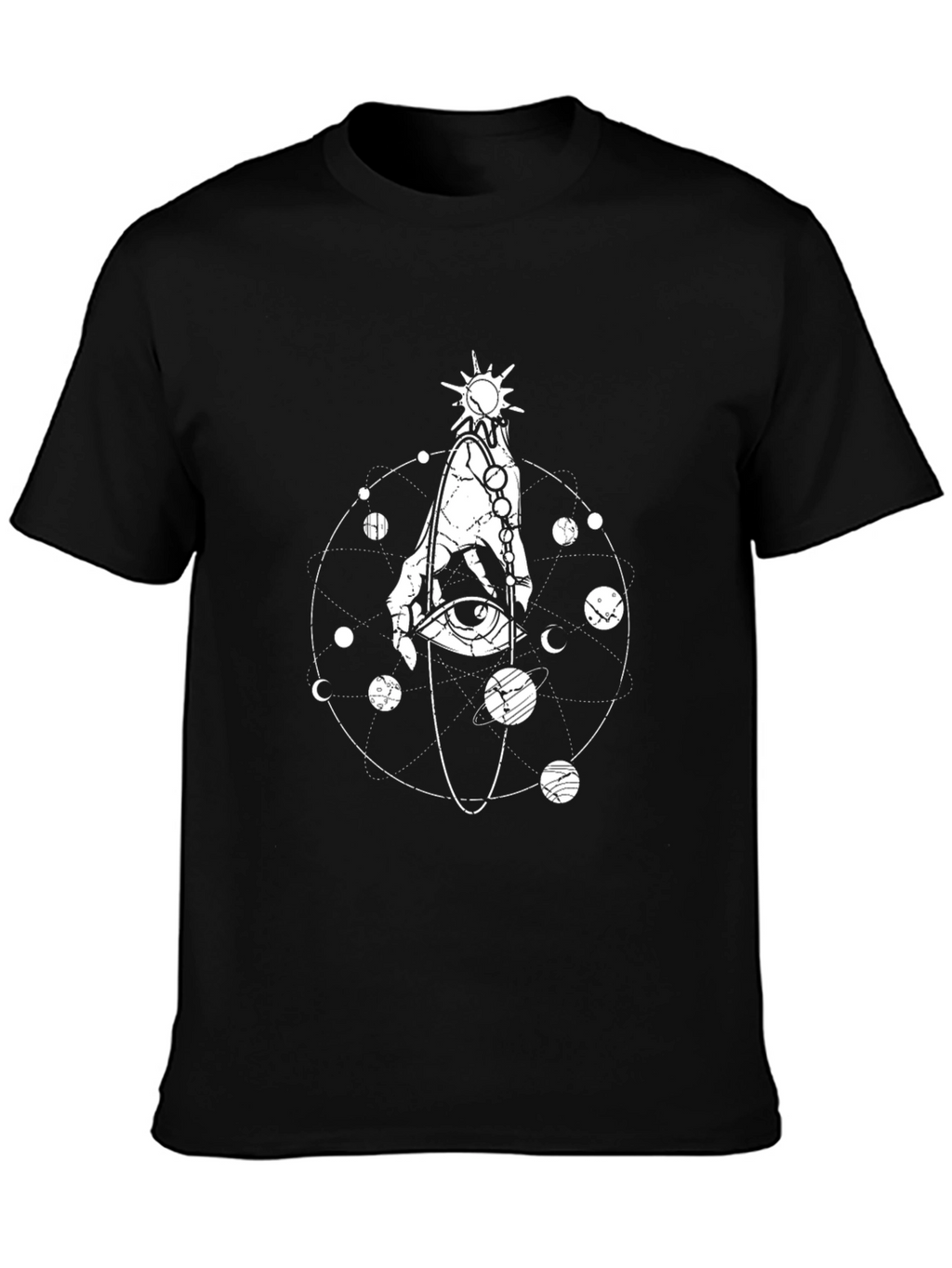 Mystic Eye & Solar System Graphic Tee