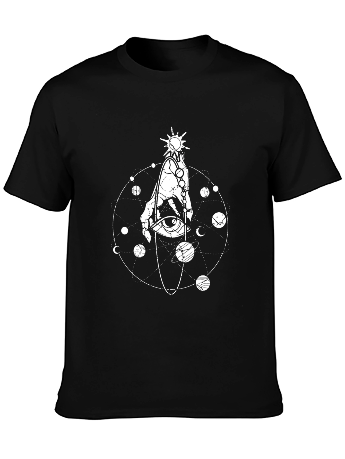 Mystic Eye & Solar System Graphic Tee