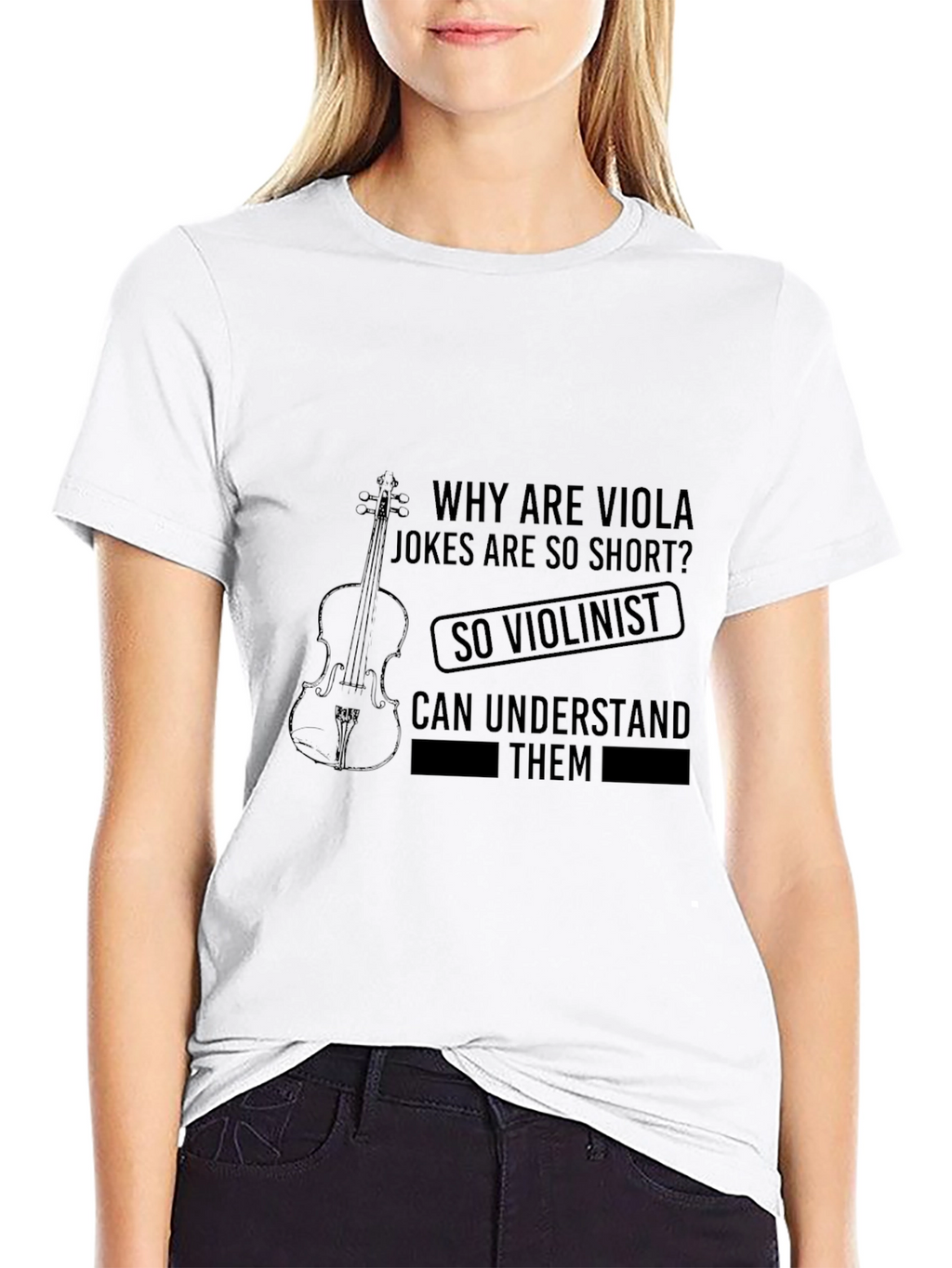 Viola Jokes Humor T-Shirt - Musician Gift