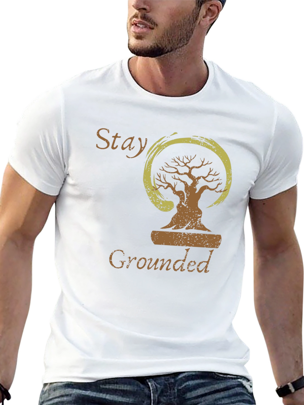 Stay Grounded Tree Graphic Tee