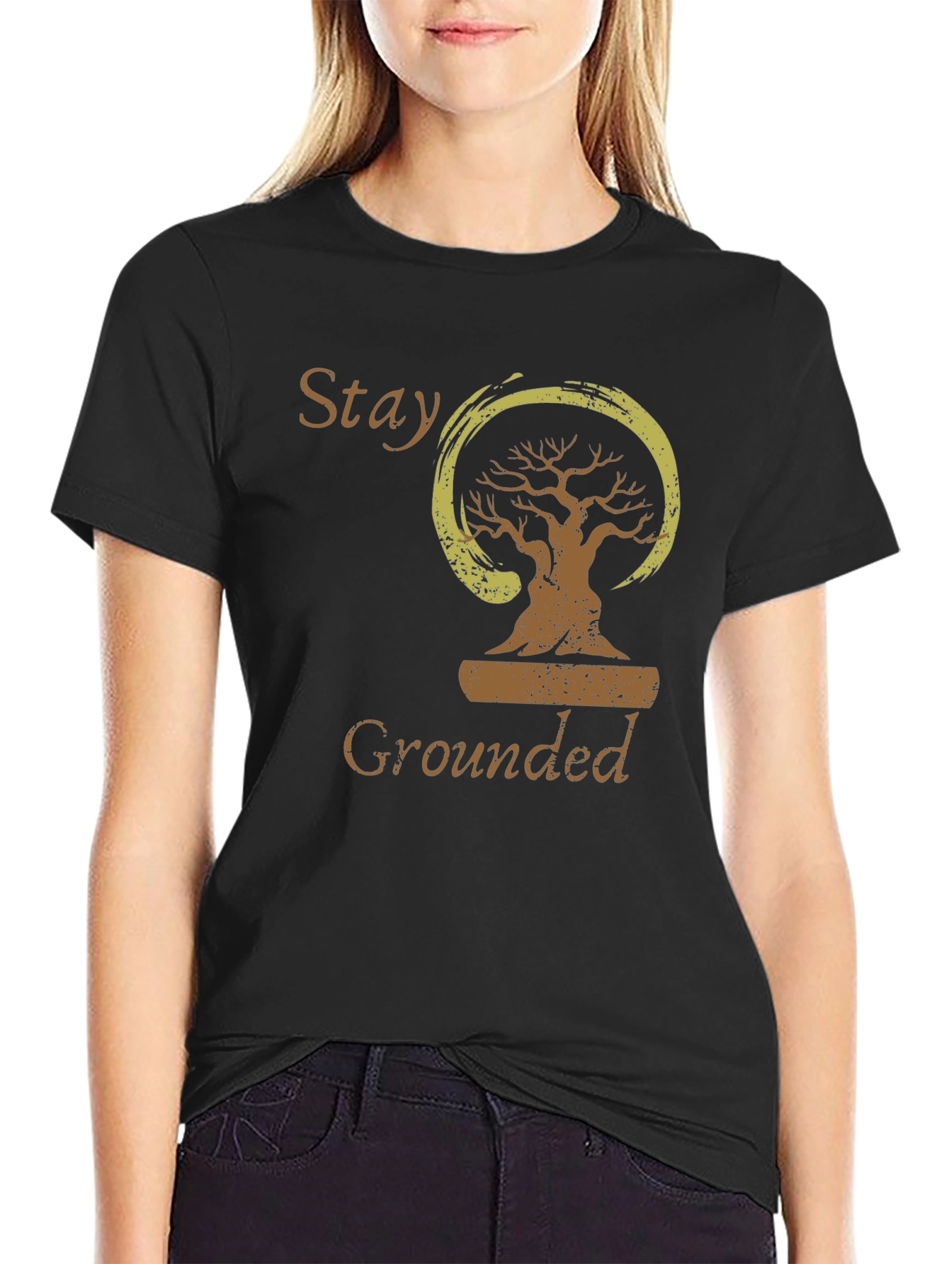 Stay Grounded Tree Graphic Tee