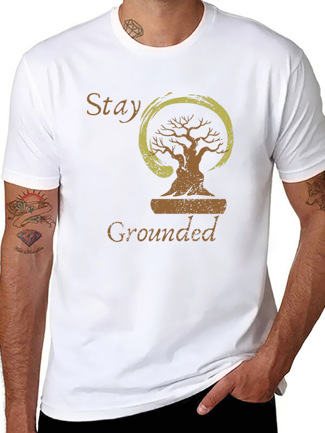 Stay Grounded Tree Graphic Tee