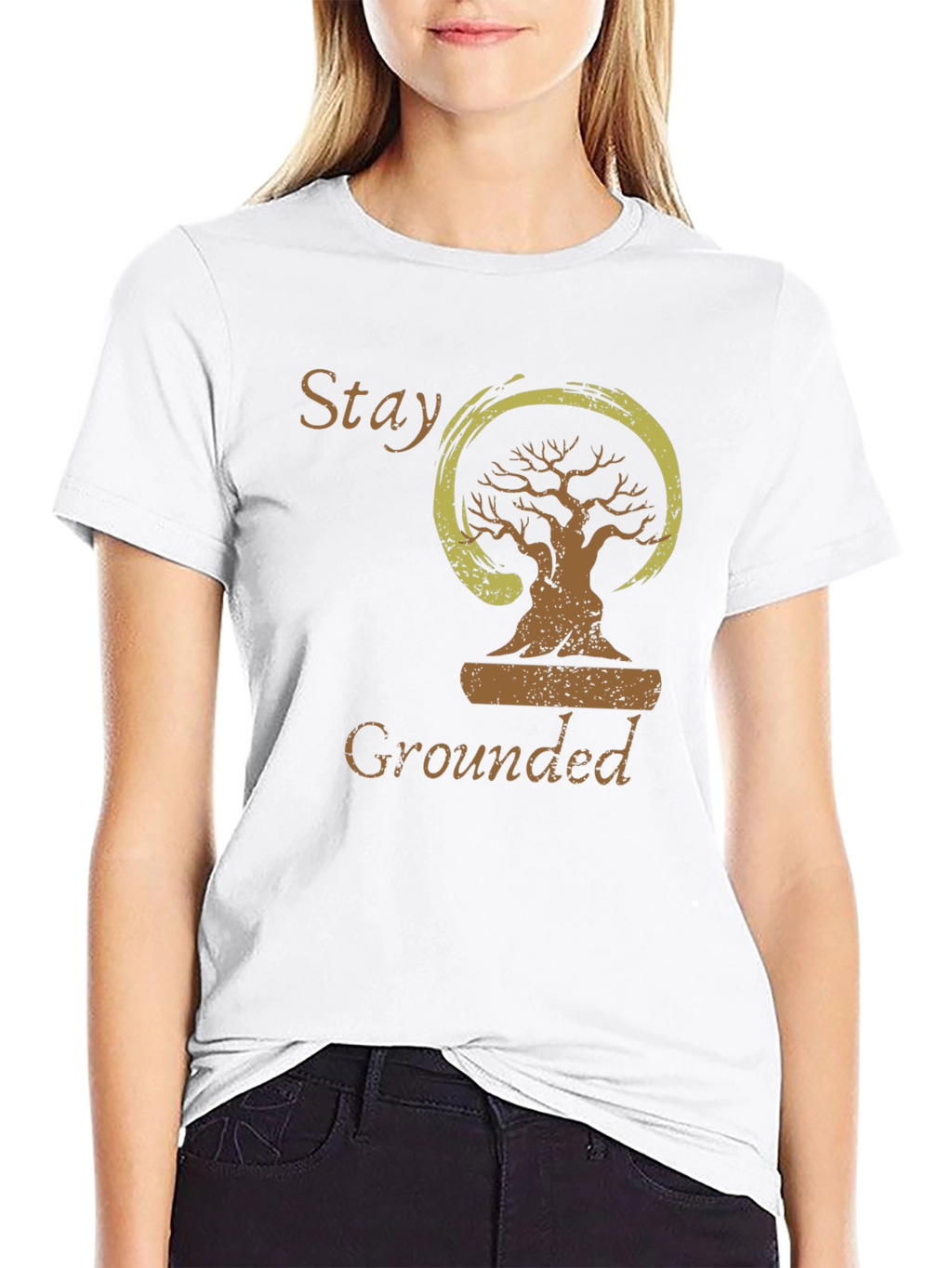 Stay Grounded Tree Graphic Tee