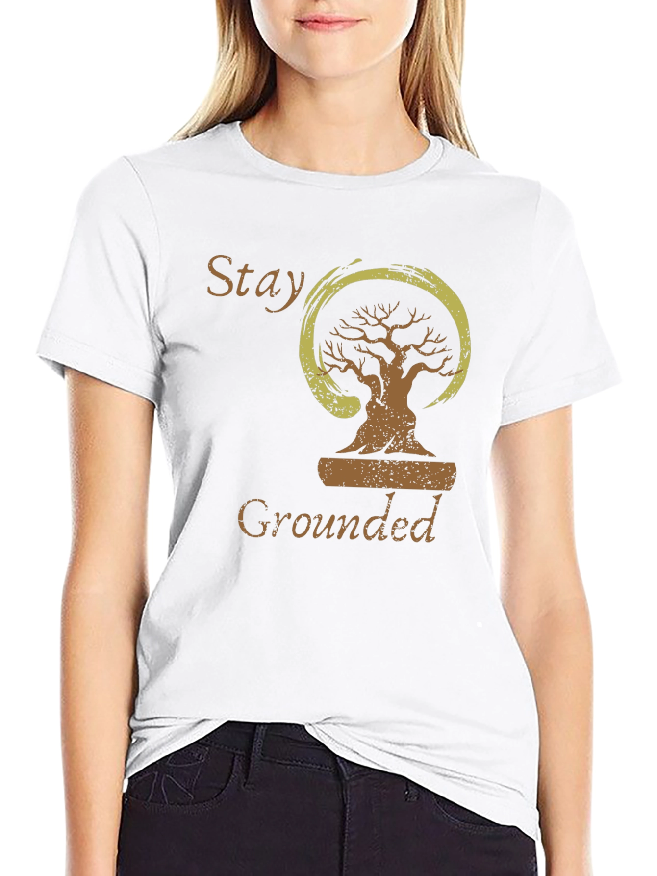 Stay Grounded Tree Graphic Tee