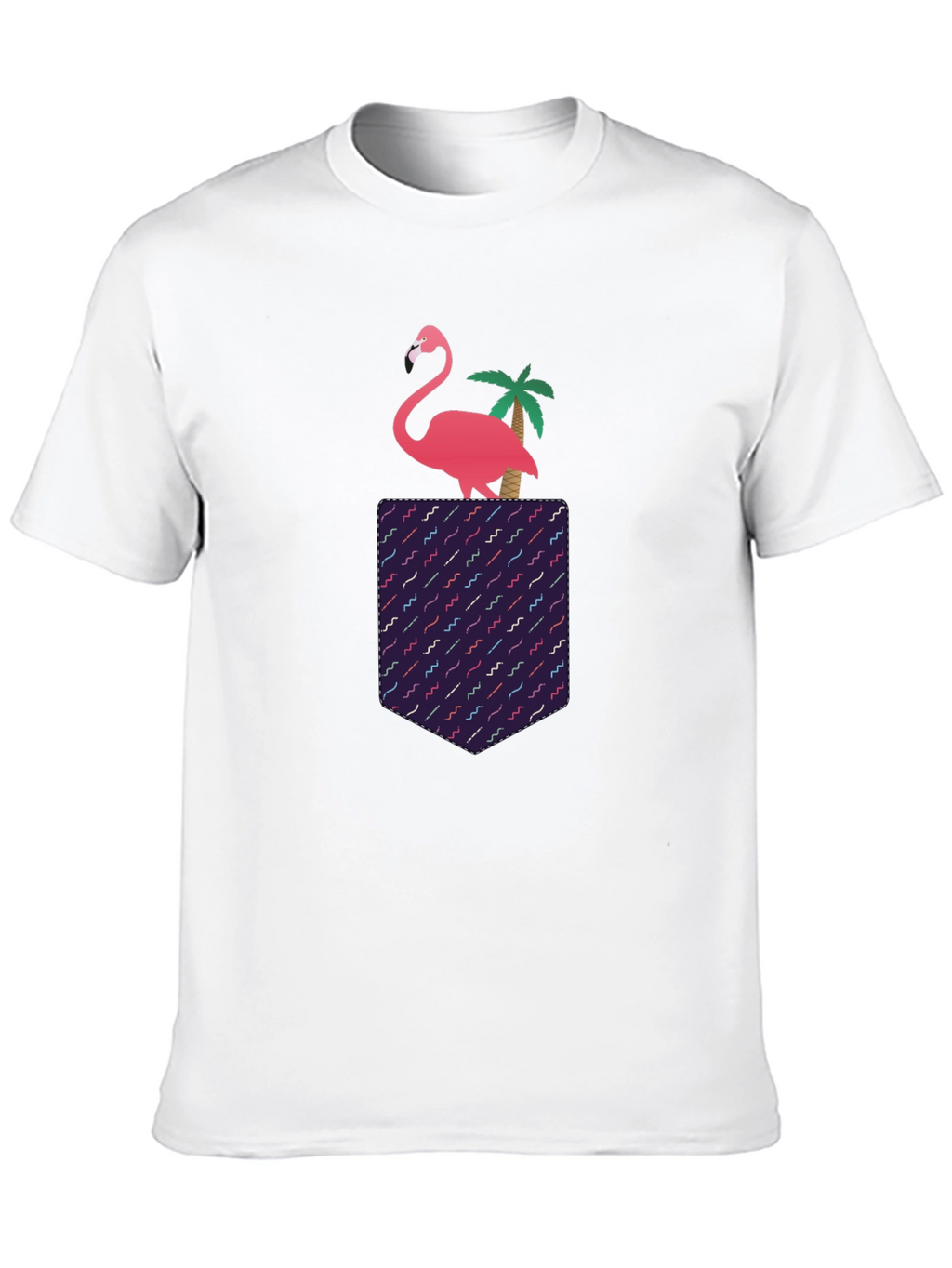 Flamingo Pocket T-Shirt