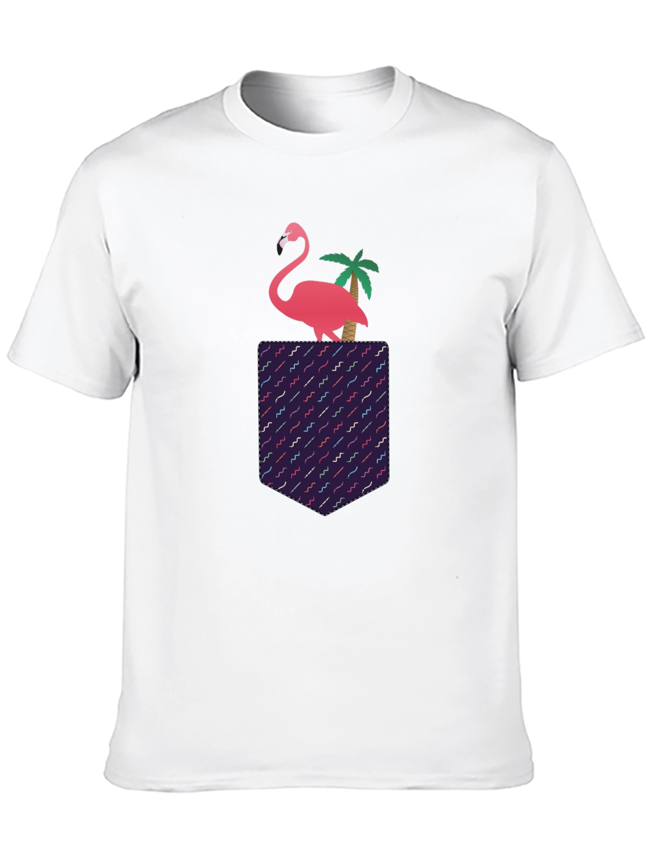 Flamingo Pocket T-Shirt