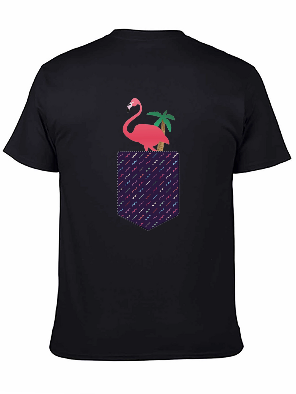 Flamingo Pocket T-Shirt
