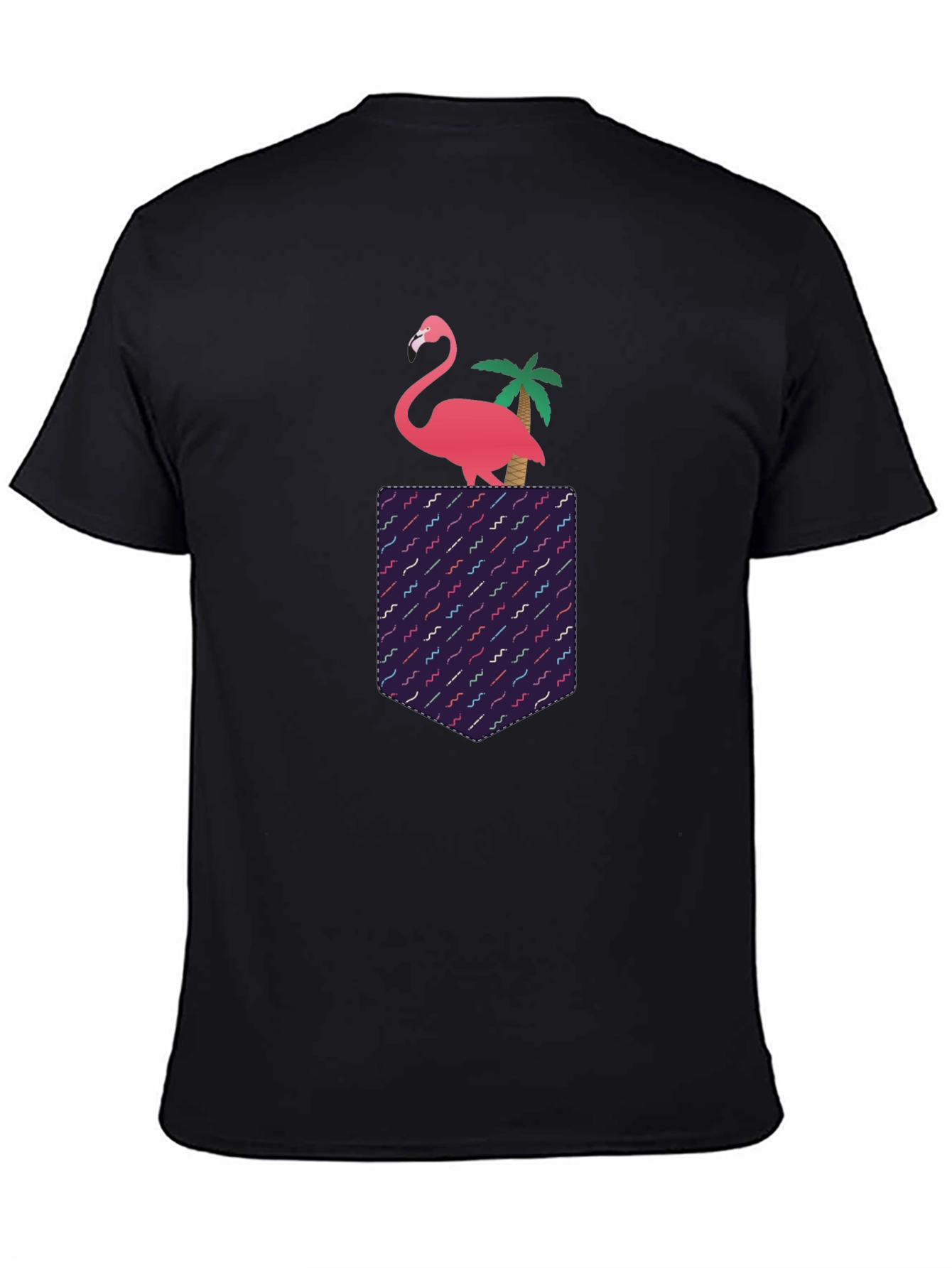 Flamingo Pocket T-Shirt
