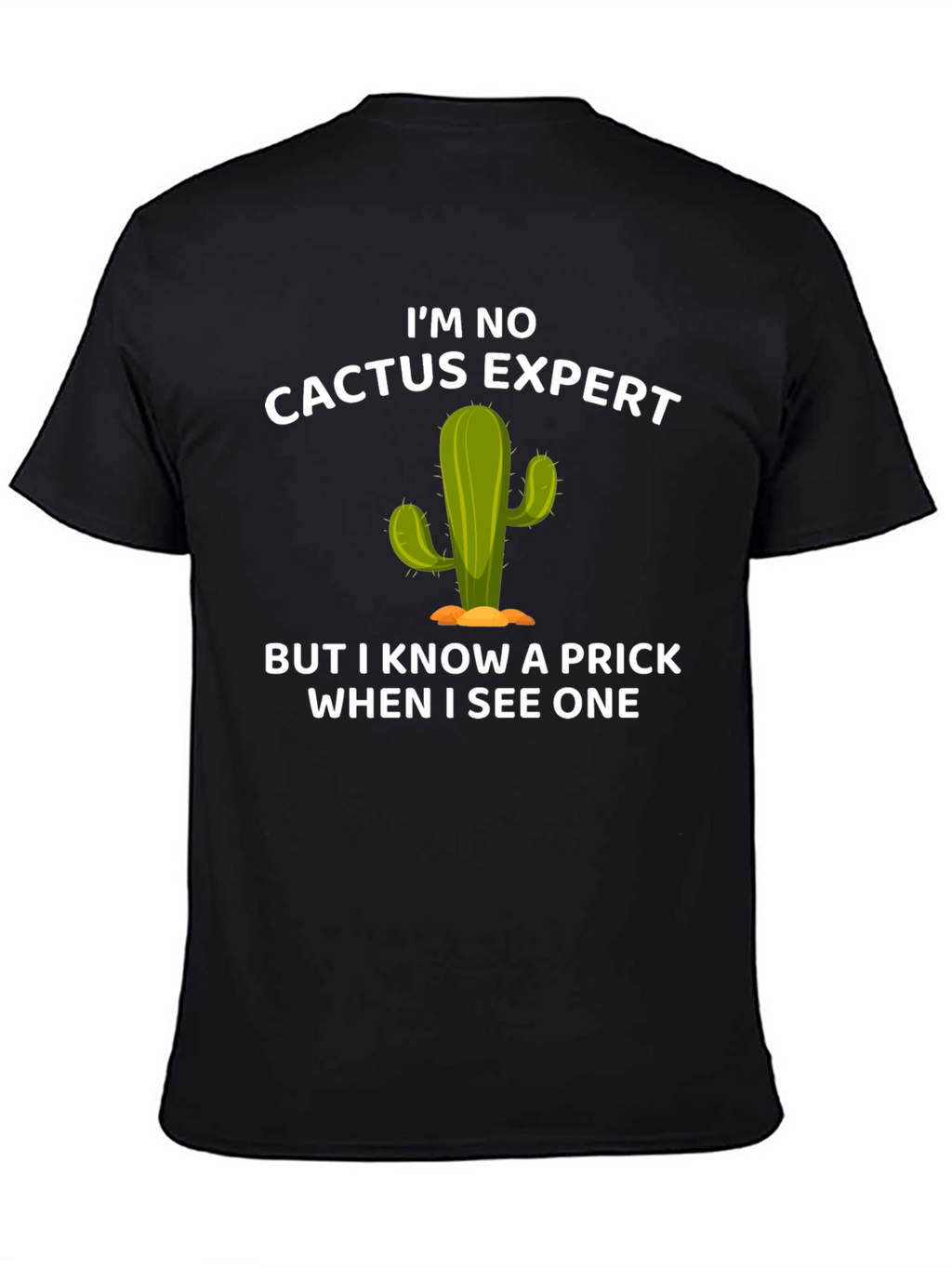 Funny Cactus Expert Graphic T-Shirt
