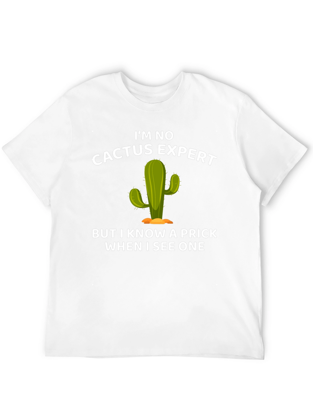 Funny Cactus Expert Graphic T-Shirt