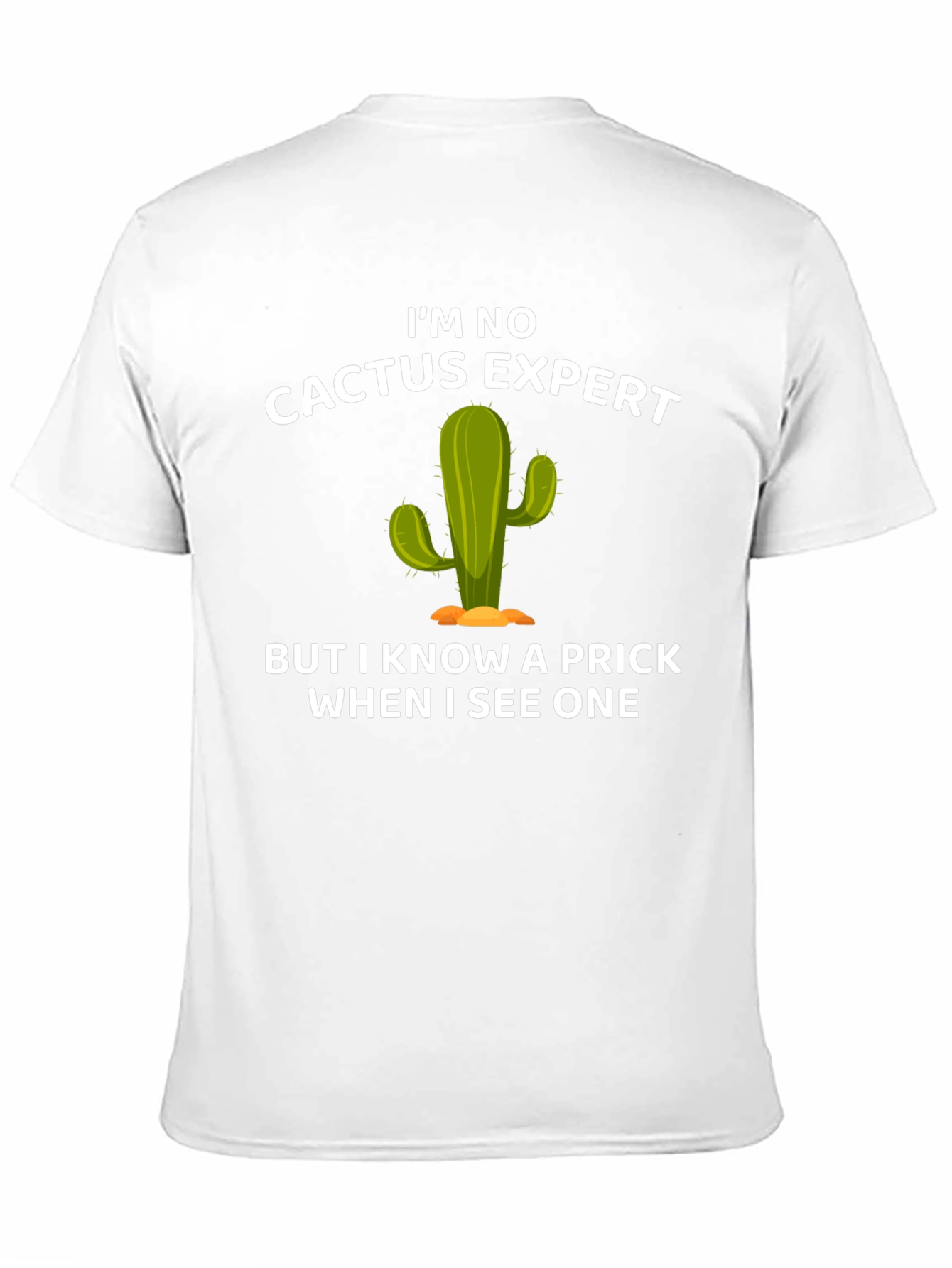 Funny Cactus Expert Graphic T-Shirt
