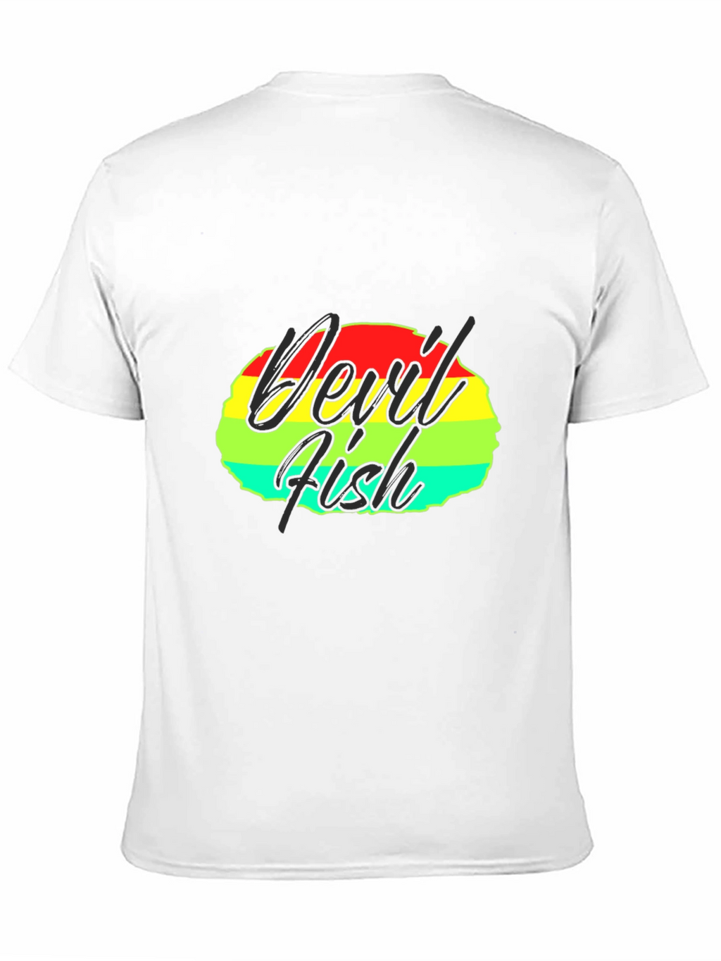 Devil Fish Graphic Tee - Retro Design