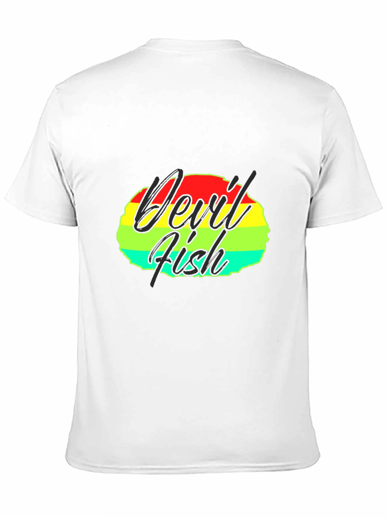 Devil Fish Graphic Tee - Retro Design