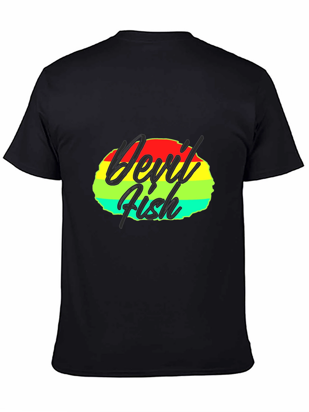 Devil Fish Graphic Tee - Retro Design