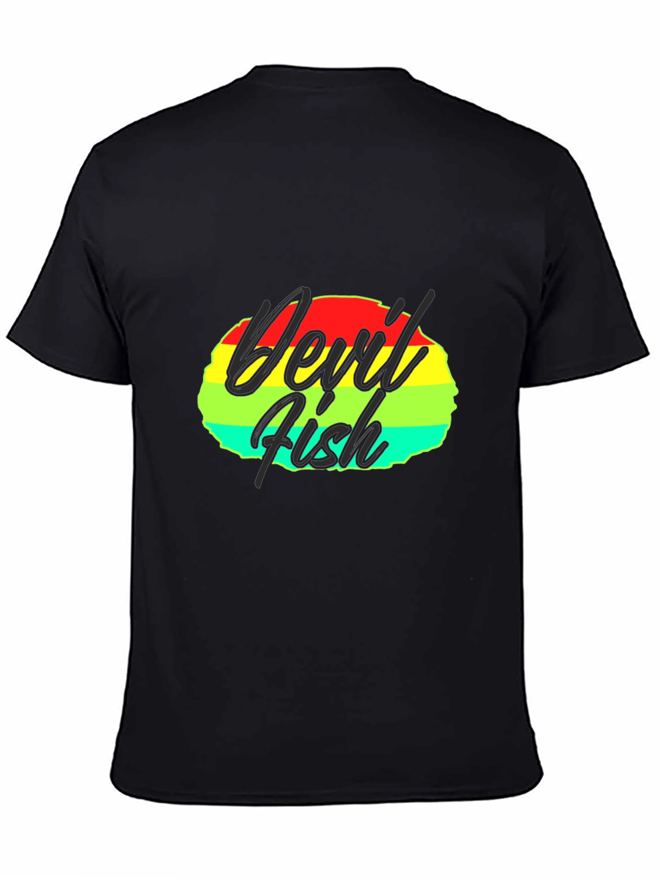 Devil Fish Graphic Tee - Retro Design