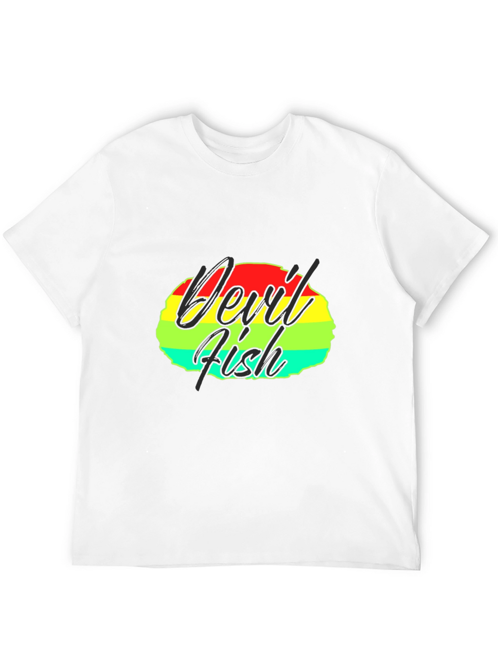 Devil Fish Graphic Tee - Retro Design
