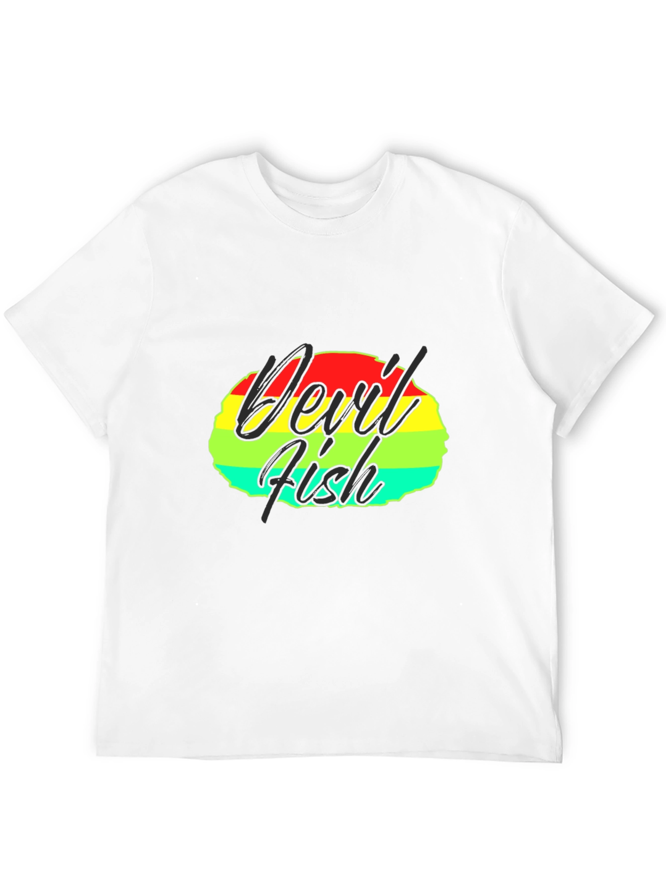 Devil Fish Graphic Tee - Retro Design