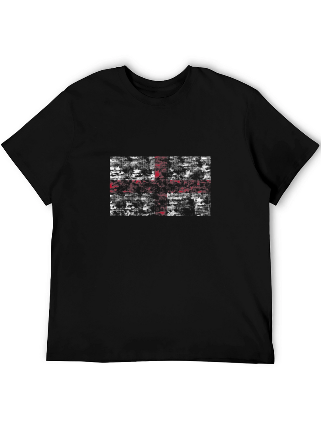 Grunge England Flag Graphic T-Shirt