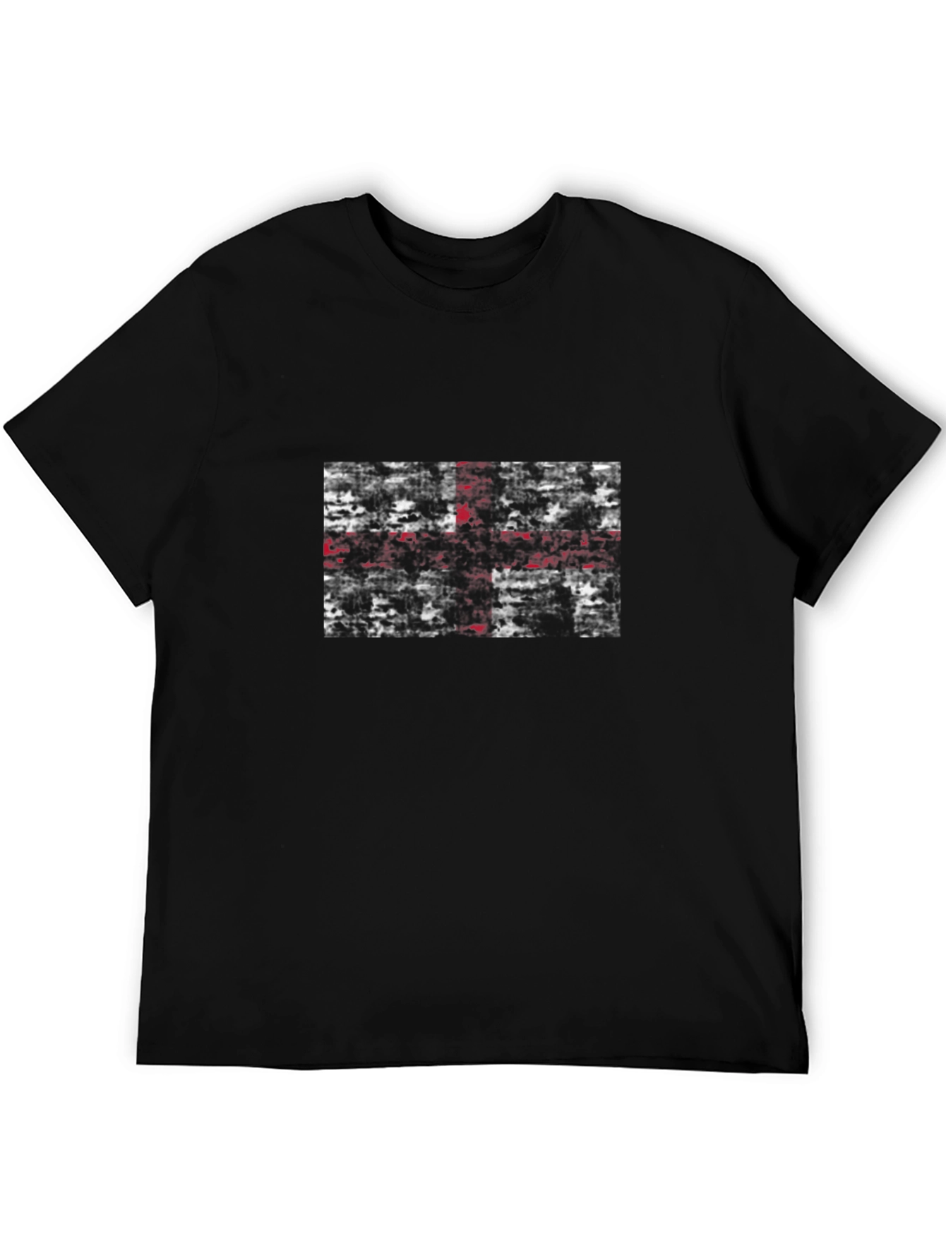 Grunge England Flag Graphic T-Shirt