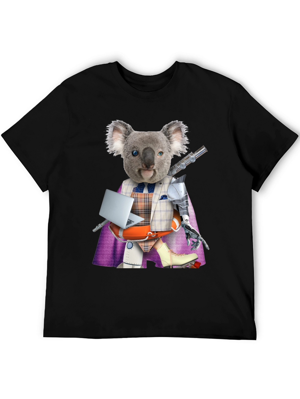 Koala Robot T-Shirt - Unique Graphic Tee